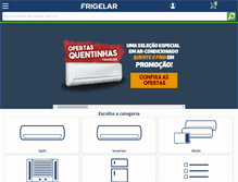 Tablet Screenshot of frigelar.com.br